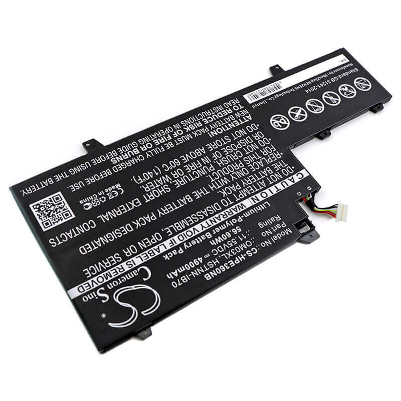 Battery For Hp, 1gy29pa, 1gy30pa, 1gy31pa, Elitebook X360 1030 11.55v, 4900mah - 56.60wh Notebook, Laptop Cameron Sino Technology Limited