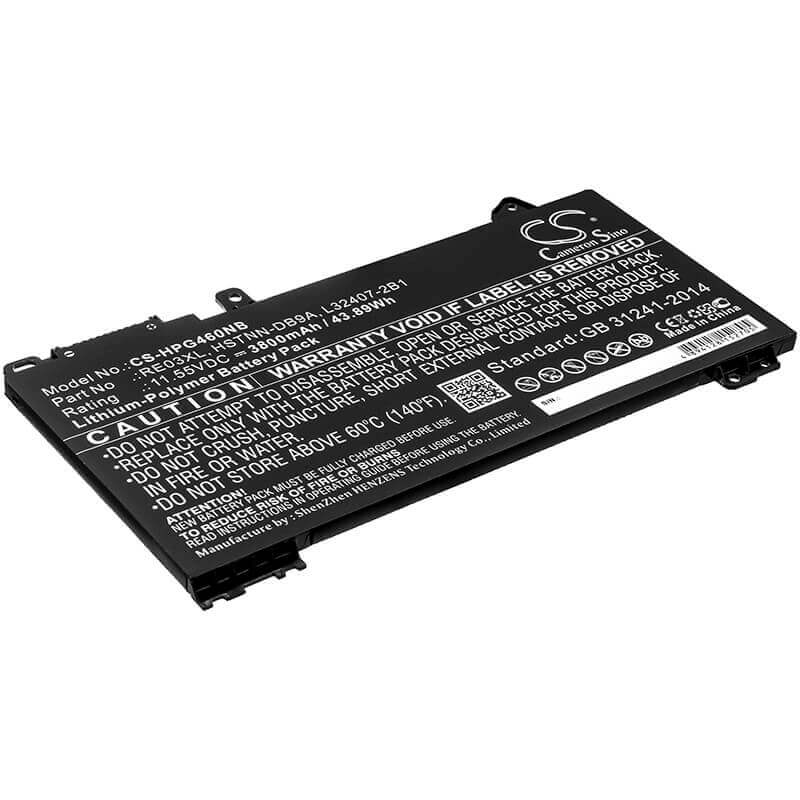 Batterie pour Hp, 6bn40ea, 6bn46et, Probook 430 G6 11.55v, 3800mah - 43.89wh Notebook, Laptop Cameron Sino Technology Limited