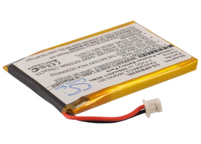 3.7V, Li-Polymer, 500mAh, Headset battery fits Hp, 365830-001, Bluetooth Stereo Headphones, 1.85Wh Wireless Headset Cameron Sino Technology Limited