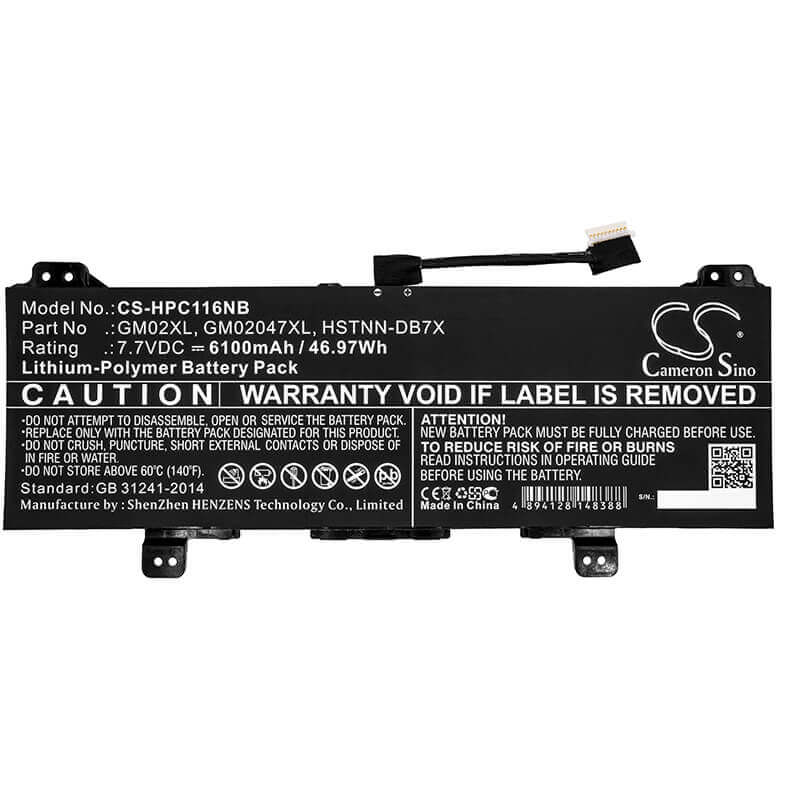 Battery For Hp, Chromebook 11 G6, Chromebook 11 G6 Ee, Chromebook 11 G7 7.7v, 6100mah - 46.97wh Notebook, Laptop Cameron Sino Technology Limited