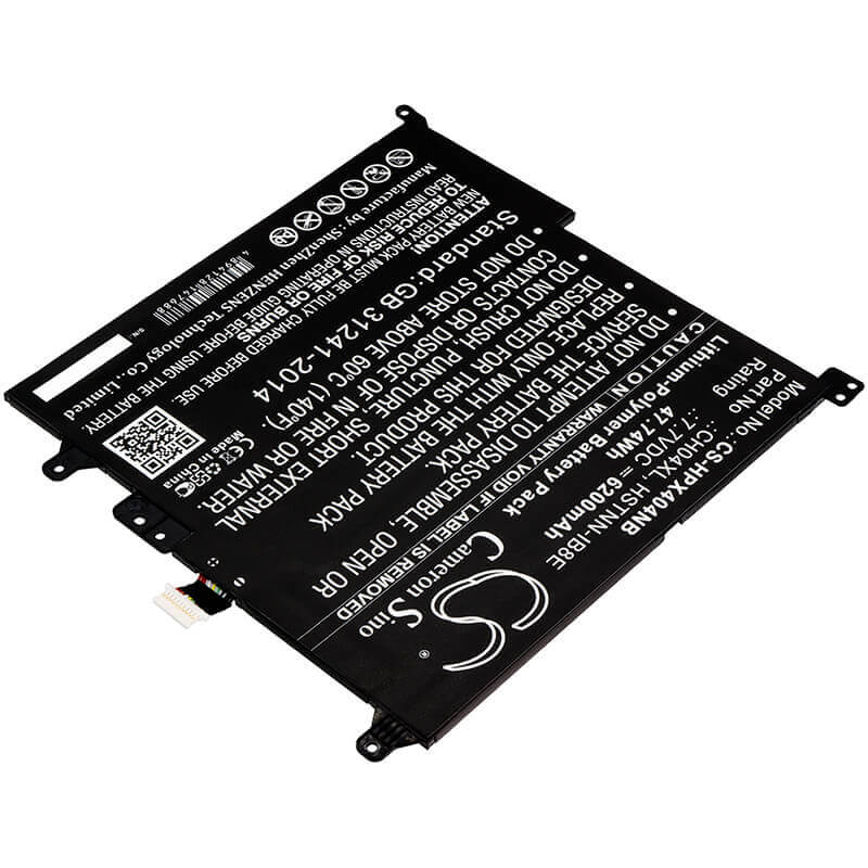 Battery For Hp, Chromebook X2, Chromebook X2 12-f000, Chromebook X2 12-f000na 7.7v, 6200mah - 47.74wh Notebook, Laptop Cameron Sino Technology Limited