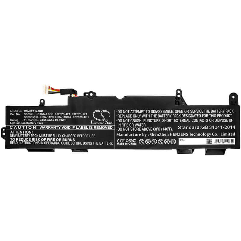 Notebook Battery For Hp, Elitebook 735 G5, Elitebook 735 G5 (3pj63aw), Elitebook 735 G5 (3un62ea) 11.55v, 4250mah - 49.09wh Notebook, Laptop Cameron Sino Technology Limited