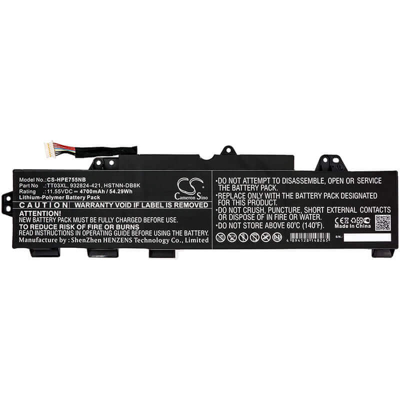 Battery For Hp, Elitebook 755 G5, Elitebook 755 G5 (3un80ea), Elitebook 755 G5 (3up42ea) 11.55v, 4700mah - 54.29wh Notebook, Laptop Cameron Sino Technology Limited