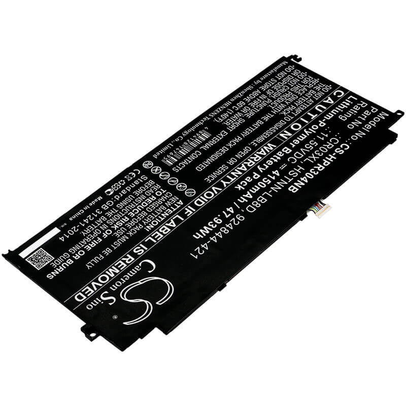 Batterie pour HP, Envy 12-e000 X2 PC détachable, Envy 12-g000 X2 PC détachable, Envy X2 12-e000 CTO 11.55v, 4150mAh - 47.93Wh ordinateur portable, laptop Cameron Sino Technology Limited