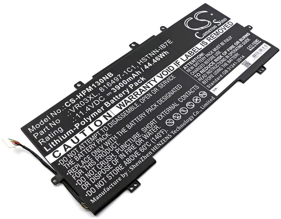 Batterie pour HP, Envy 13-d046tu, Envy 13-d051tu, Pavilion 13-d 11.4v, 3900mah - 44.46wh Notebook, Laptop Cameron Sino Technology Limited