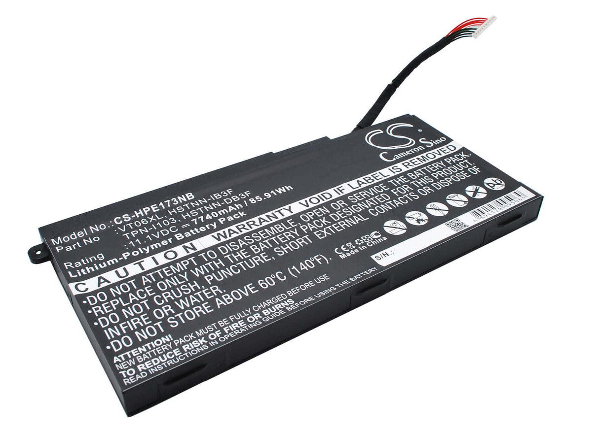Battery For Hp, Envy 17-3000, Envy 17t-3000, Envy 17t-3200 11.1v, 7740mah - 85.91wh Notebook, Laptop Cameron Sino Technology Limited