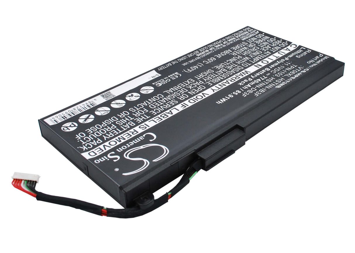 Battery For Hp, Envy 17-3000, Envy 17t-3000, Envy 17t-3200 11.1v, 7740mah - 85.91wh Notebook, Laptop Cameron Sino Technology Limited