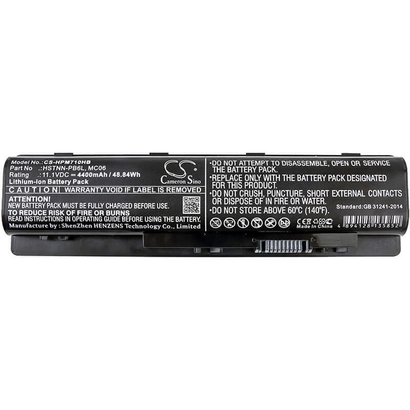 Battery For Hp Envy M7-n000, Envy M7-n100, Envy M7-n011dx 11.1v, 4400mah - 48.84wh Notebook, Laptop Cameron Sino Technology Limited