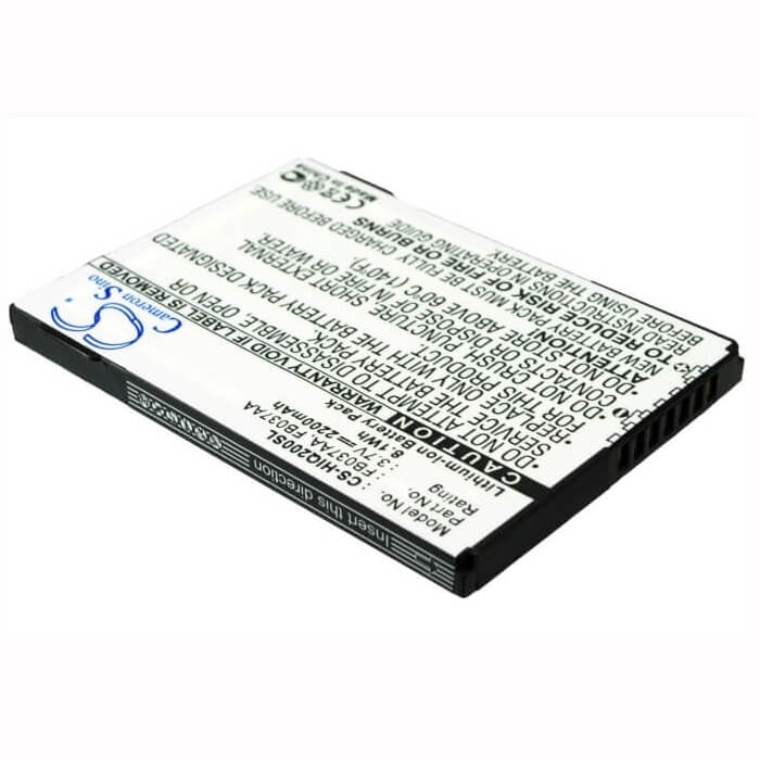 3.7V, Li-ion, 2200mAh, batterie PDA compatible avec Hp, 410814-001, Ipaq 200, Ipaq 210, 8.14Wh PDA, Pocket PC Cameron Sino Technology Limited