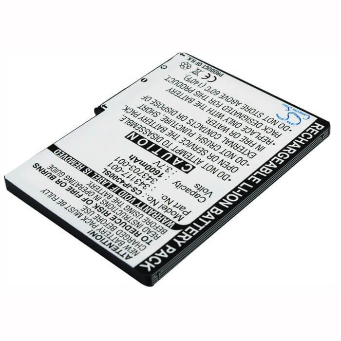 3.7V, Li-ion, 1560mAh, PDA battery fits Hp, 343117-001, Ipaq 4300, Ipaq 4315, 5.77Wh PDA, Pocket PC Cameron Sino Technology Limited (Suspended)