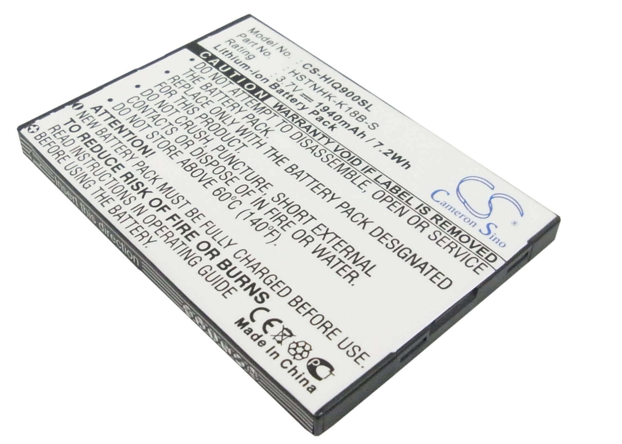 Battery For Hp Ipaq 900, Ipaq 910, Ipaq 910c 3.7v, 1940mah - 7.18wh Batteries for Electronics Cameron Sino Technology Limited (Suspended)