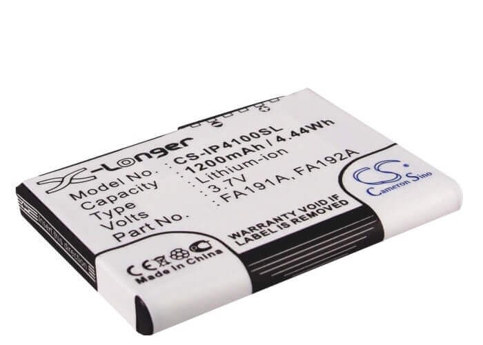 3.7V, Li-ion, 1200mAh, batterie PDA compatible avec Hp, 343110-001, Ipaq H4100, Ipaq H4135, 4.44Wh PDA, Pocket PC Cameron Sino Technology Limited