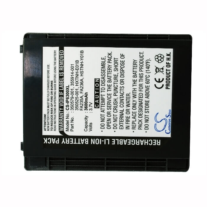 Battery For Hp Ipaq H6300, Ipaq H6310, Ipaq H6315 3.7v, 3600mah - 13.32wh Batteries for Electronics Cameron Sino Technology Limited (Suspended)