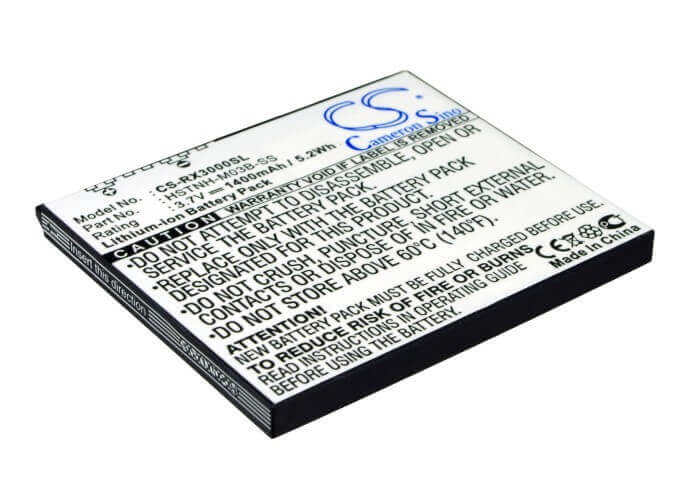 3.7V, Li-ion, 1400mAh, batterie PDA compatible avec Hp, 35h00041-01, Ipaq Hx2000, Ipaq Hx2100, 5.18Wh PDA, Pocket PC Cameron Sino Technology Limited