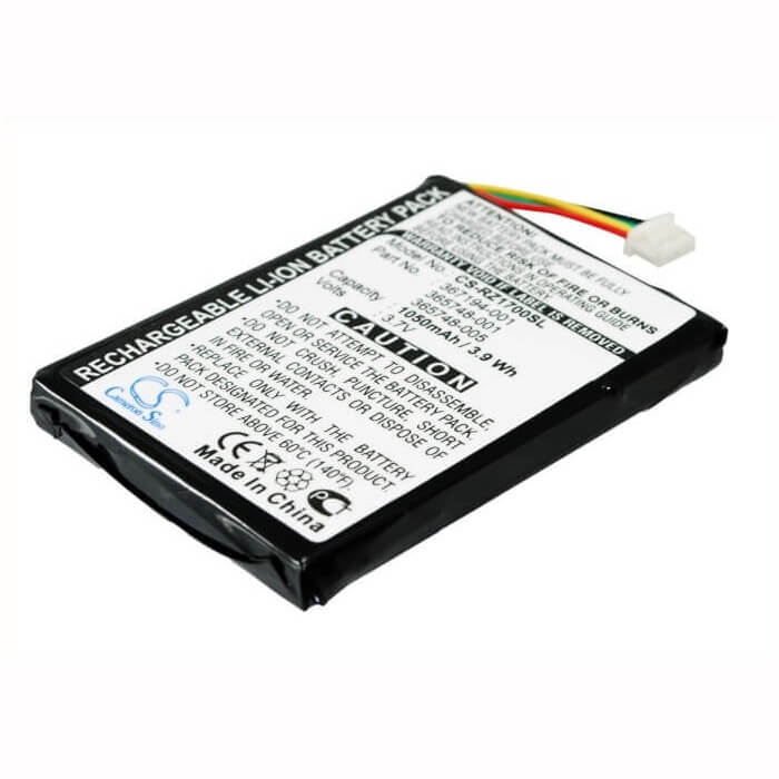 3.7V, Li-ion, 1050mAh, batterie PDA compatible avec Hp, 365748-001, Ipaq Rz1700, Ipaq Rz1710, 3.89Wh PDA, Pocket PC Cameron Sino Technology Limited