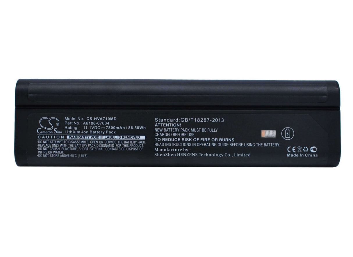 11.1V, Li-ion, 7800mAh, Medical battery fits Olympus, Hp, Jdsu, Yokogawa, Tektronix, 1420-0868, Va7100, Va7110, 86.58Wh Medical Cameron Sino Technology Limited (Medical)