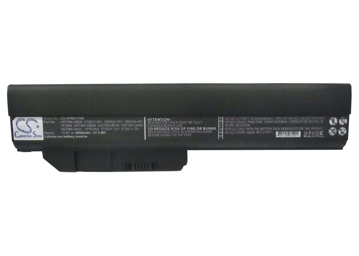 Battery For Hp Mini 311, Mini 311-1012tu, Mini 311-1007tu 10.8v, 4400mah - 47.52wh Notebook, Laptop Cameron Sino Technology Limited