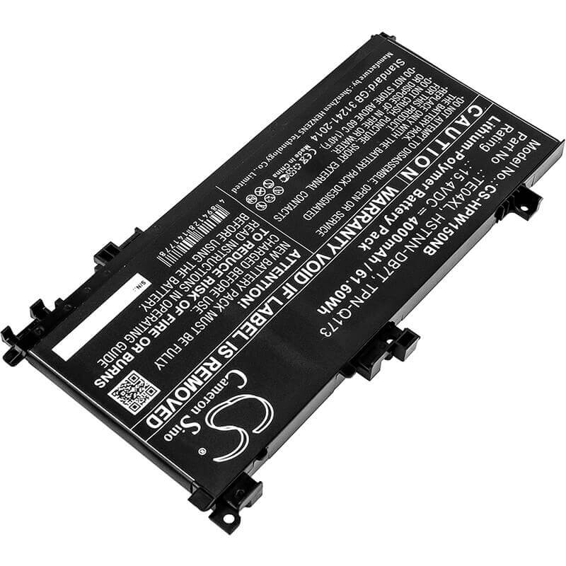 Battery For Hp, Omen 15-ax200, Omen 15-ax200na, Omen 15-ax200nx 15.4v, 4000mah - 61.60wh Notebook, Laptop Cameron Sino Technology Limited