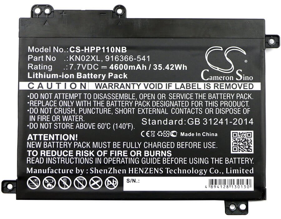 Batterie pour HP, Pavilion 11m, Pavilion 11m-ad000, Pavilion 11m 7.7v, 4600mah - 35.42wh Notebook, Laptop Cameron Sino Technology Limited