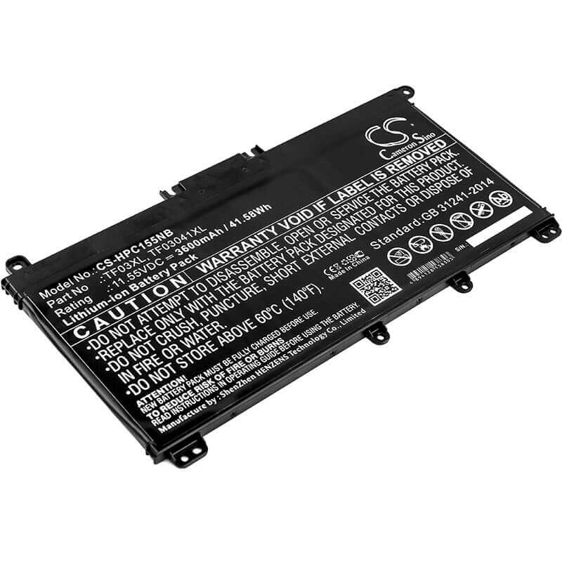 Battery For Hp, Pavilion 14-bf, Pavilion 14-bf040wm, Pavilion 14-bk 11.55v, 3600mah - 41.58wh Notebook, Laptop Cameron Sino Technology Limited