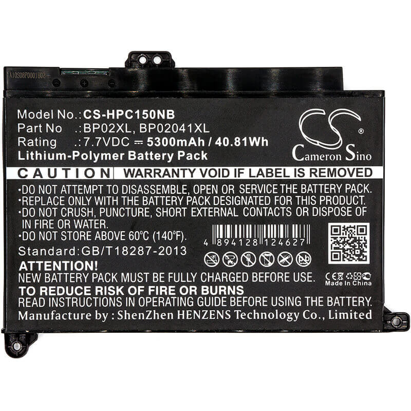 Battery For Hp, Pavilion 15-au010wm, Pavilion 15-au018wm, Pavilion Pc 15 7.7v, 5300mah - 40.81wh Notebook, Laptop Cameron Sino Technology Limited
