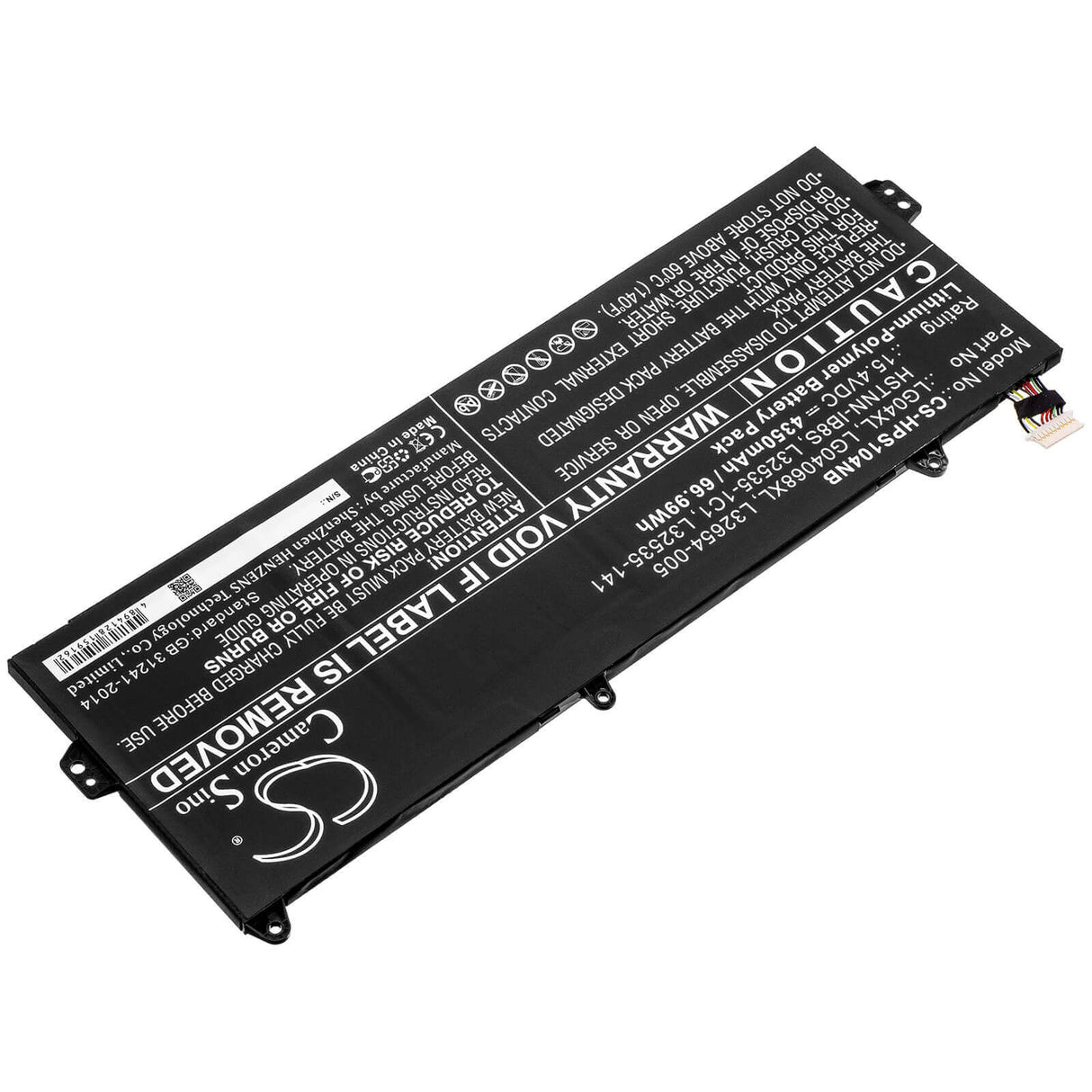 Batterie pour HP, Pavilion 15-cs1001la, Pavilion 15-cs1002la, Pavilion 15-cs1004na 15.4v, 4350mah - 66.99wh Notebook, Laptop Cameron Sino Technology Limited
