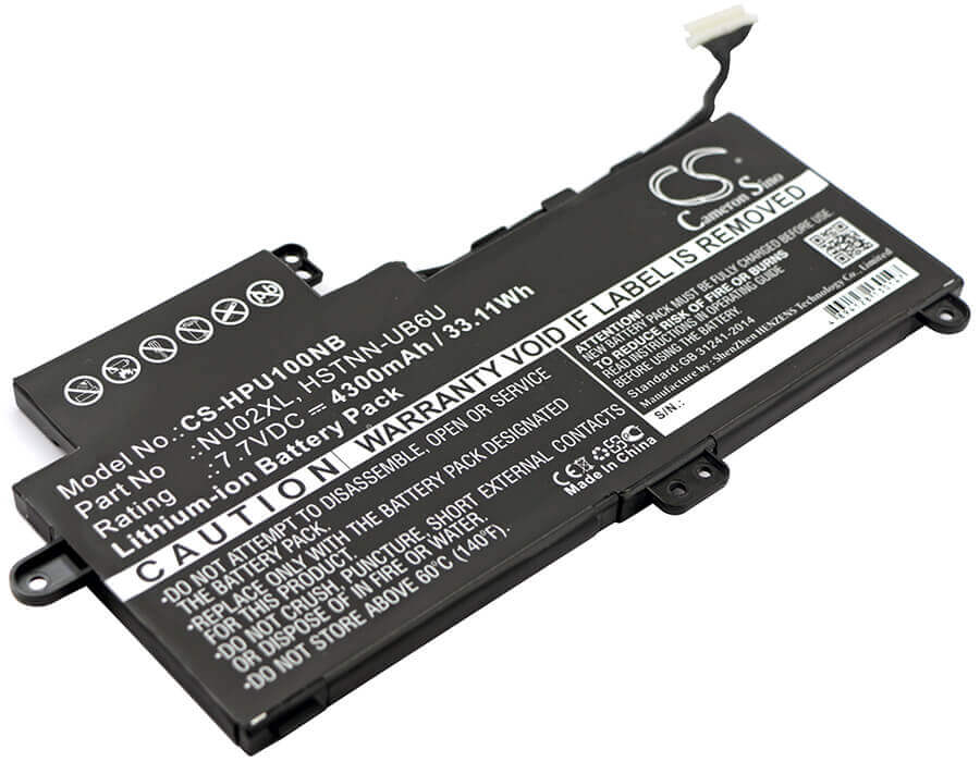Battery For Hp, Pavilion M1, Pavilion M1-u, Pavilion M1-u001dx 7.7v, 4300mah - 33.11wh Notebook, Laptop Cameron Sino Technology Limited