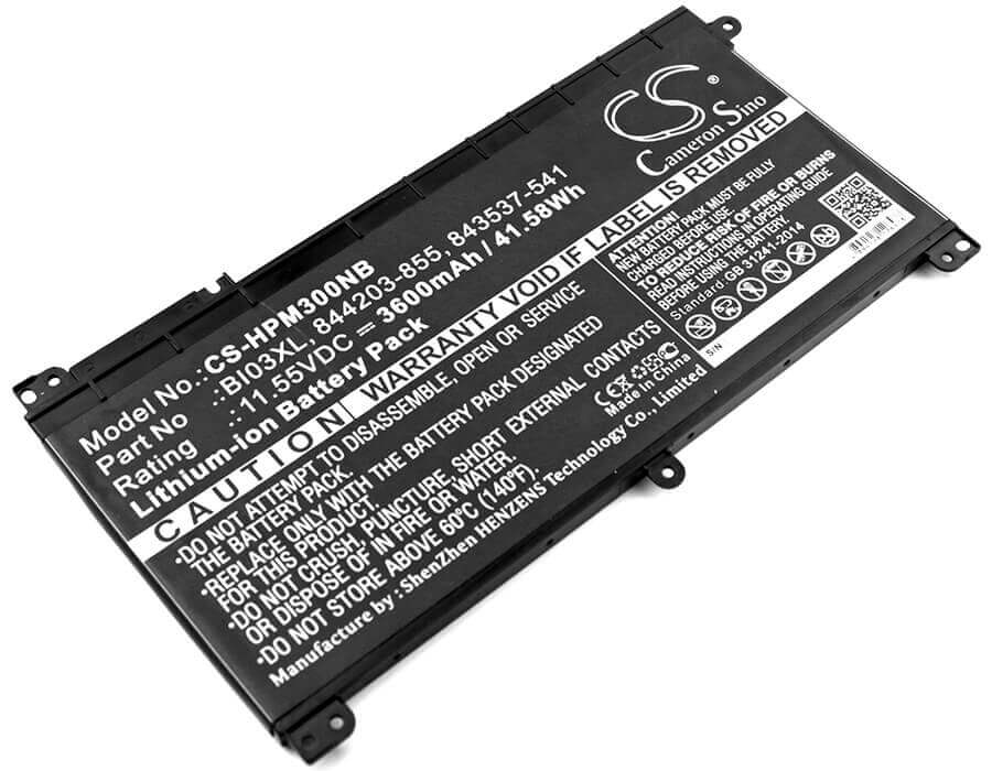 Battery For Hp, Pavilion M3-u, Pavilion M3-u001dx, Pavilion X360 13-u113tu 11.55v, 3600mah - 41.58wh Notebook, Laptop Cameron Sino Technology Limited