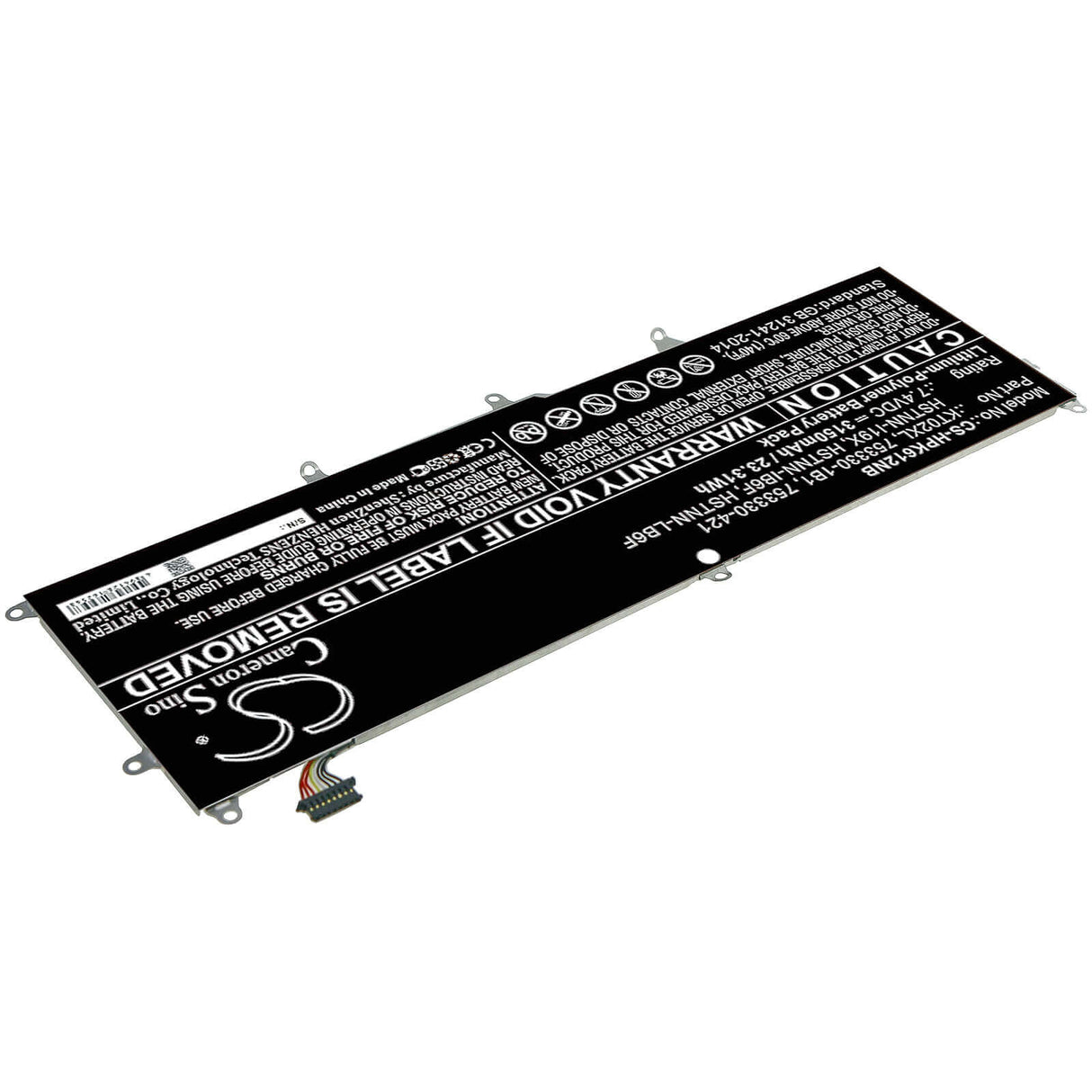 Battery For Hp, Pro, X2, 612 7.4v, 3150mah - 23.31wh Notebook, Laptop Cameron Sino Technology Limited