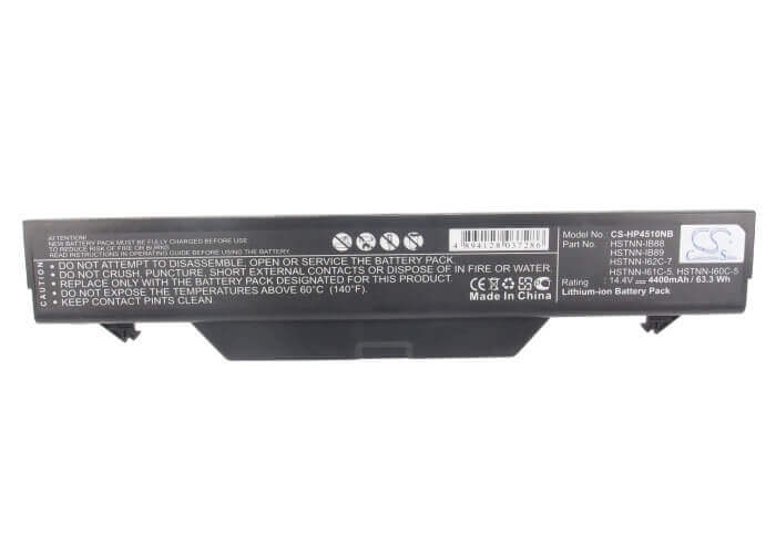 Battery For Hp, Probook 4510s, Probook 4510s/ct, Probook 4515s 14.4v, 4400mah - 63.36wh Notebook, Laptop Cameron Sino Technology Limited