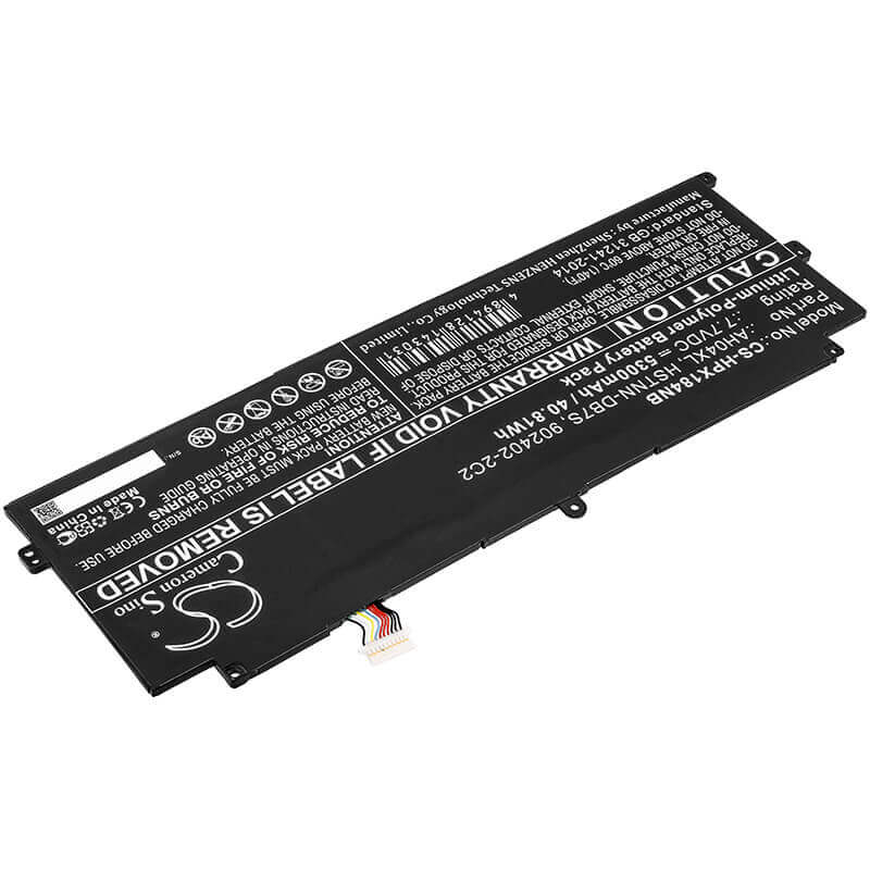 Battery For Hp, Spectre X2 12 Detachable Pc, Spectre X2 Detachable 7.7v, 5300mah - 40.81wh Notebook, Laptop Cameron Sino Technology Limited