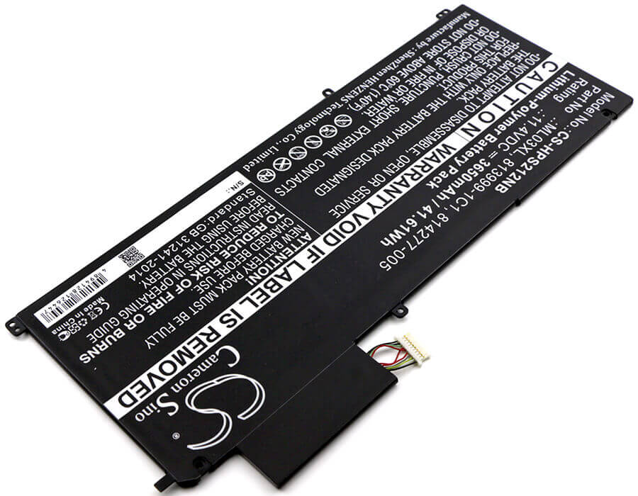 Batterie pour HP, Spectre X2 12", Spectre X2 12-a001dx, Spectre X2 Detachable 12 11.4v, 3650mah - 41.61wh Notebook, Laptop Cameron Sino Technology Limited