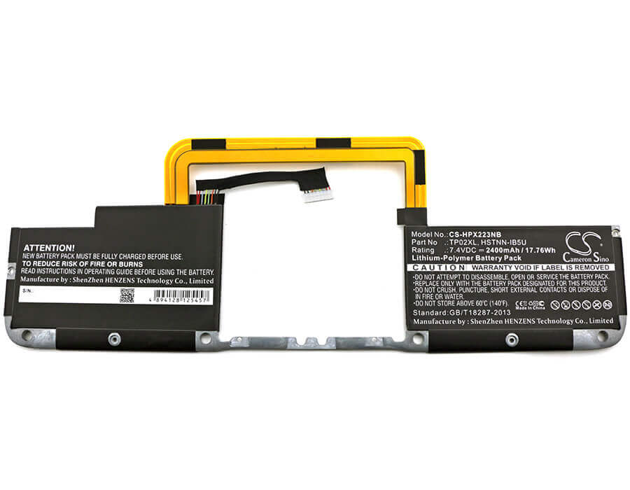 Battery For Hp, Spectre X2 13, Spectre X2 13-h281nr 7.4v, 2400mah - 17.76wh Notebook, Laptop Cameron Sino Technology Limited (Suspended)