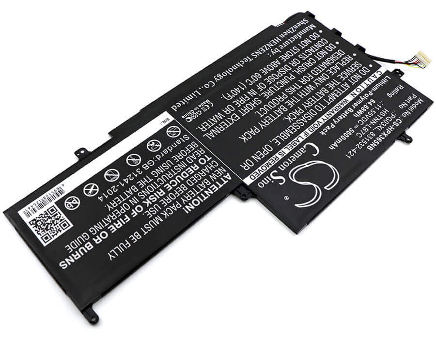 Battery For Hp, Spectre X360 15, Spectre X360 15 Ap011dx 11.55v, 5600mah - 64.68wh Notebook, Laptop Cameron Sino Technology Limited