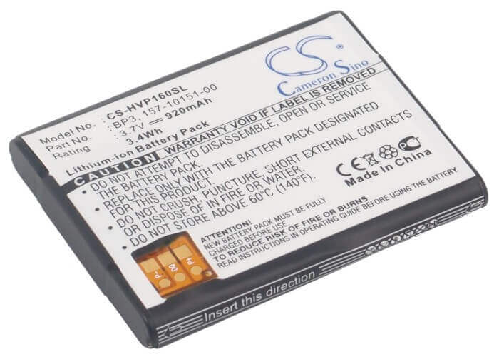 3.7V, Li-ion, 920mAh, SmartPhone battery fits Palm, Hp, 157-10151-00, P160u, P160ueu, 3.4Wh Mobile, SmartPhone Cameron Sino Technology Limited (Smartphone)
