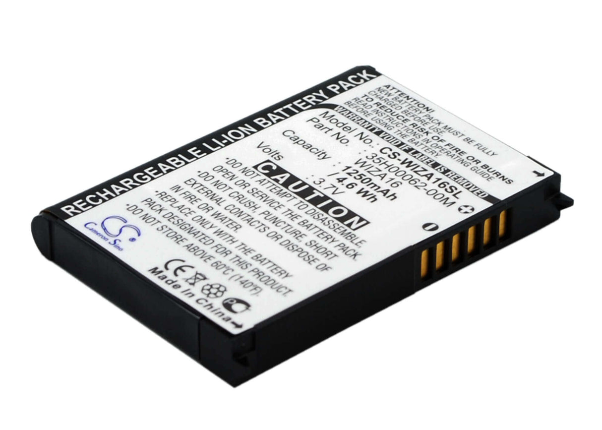 Batterie pour Htc 8100, 81525, Gene, Gene 100, P3400 3.7v, 1250mah - 4.63wh Batteries pour l'électronique Cameron Sino Technology Limited (Suspendu)