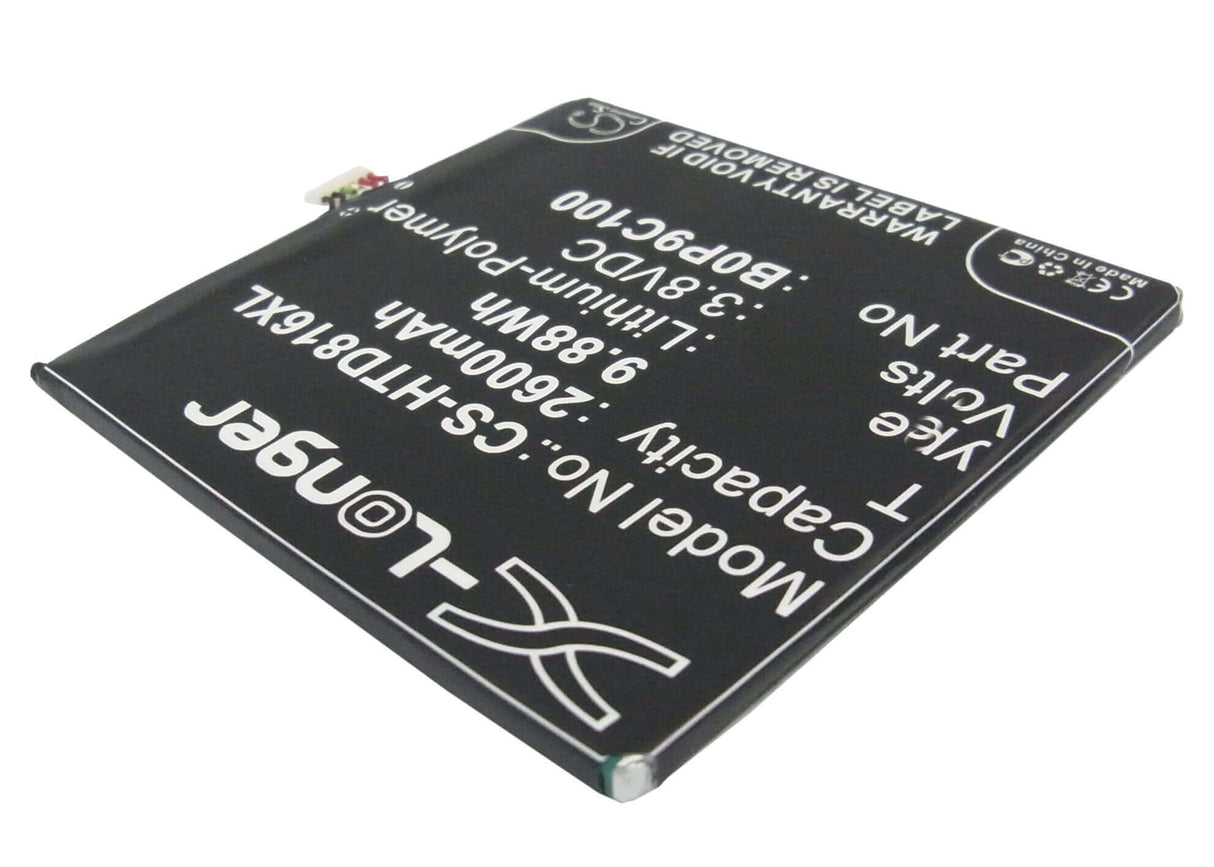 3.8V, Li-Polymer, 2600mAh, SmartPhone battery fits Htc, 35h00220-00m, 0p9c300, A5, 9.88Wh Mobile, SmartPhone Cameron Sino Technology Limited (Smartphone)