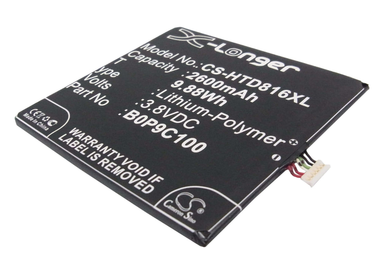 3.8V, Li-Polymer, 2600mAh, SmartPhone battery fits Htc, 35h00220-00m, 0p9c300, A5, 9.88Wh Mobile, SmartPhone Cameron Sino Technology Limited (Smartphone)