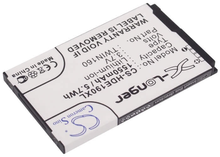 3.7V, Li-ion, 1550mAh, SmartPhone battery fits Google, Htc, Sprint, T-mobile, Dopod, 35h00121-05m, A6288, 5.74Wh Mobile, SmartPhone Cameron Sino Technology Limited (Suspended)