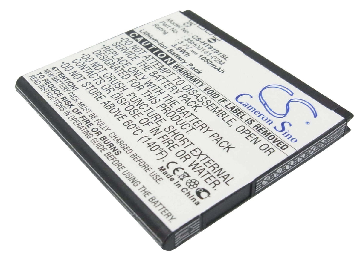 3.7V, Li-ion, 1050mAh, SmartPhone battery fits At&t, Htc, T-mobile, 35h00141-00m, Inspire 4g, 3.89Wh Mobile, SmartPhone Cameron Sino Technology Limited (Smartphone)