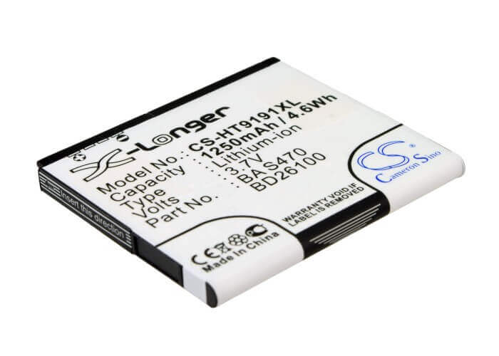 3.7V, Li-ion, 1250mAh, SmartPhone battery fits At&t, Htc, T-mobile, 35h00141-00m, Inspire 4g, 4.63Wh Mobile, SmartPhone Cameron Sino Technology Limited (Smartphone)