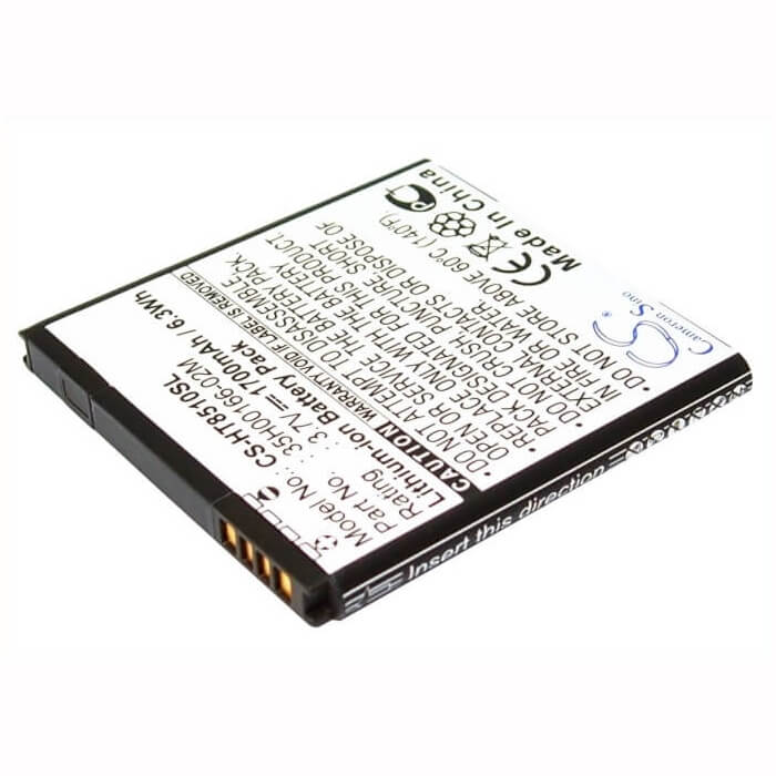 3.7V, Li-ion, 1700mAh, SmartPhone battery fits Htc, 35h00166-02m, Amaze 4g, Ph85110, 6.29Wh Mobile, SmartPhone Cameron Sino Technology Limited (Suspended)