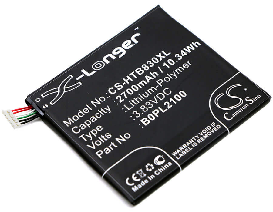 3.83V, Li-Polymer, 2700mAh, SmartPhone battery fits Htc, 35h00241-00m, B3, B830x, 10.34Wh Mobile, SmartPhone Cameron Sino Technology Limited (Suspended)