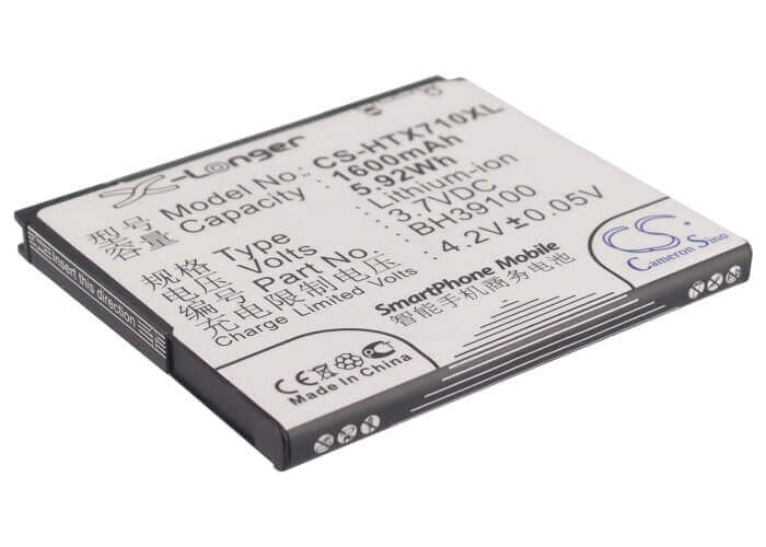 3.7V, Li-ion, 1600mAh, SmartPhone battery fits Htc, At&t, Google, Telstra, T-mobile, 35h00167-00m, Vivid 4g, 5.92Wh Mobile, SmartPhone Cameron Sino Technology Limited (Smartphone)