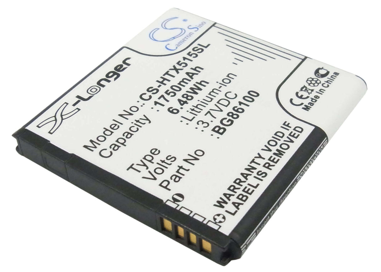 3.7V, Li-ion, 1750mAh, SmartPhone battery fits Htc, T-mobile, Sprint, 35h00164-00m, C470, Evo 3d, 6.48Wh Mobile, SmartPhone Cameron Sino Technology Limited (Suspended)