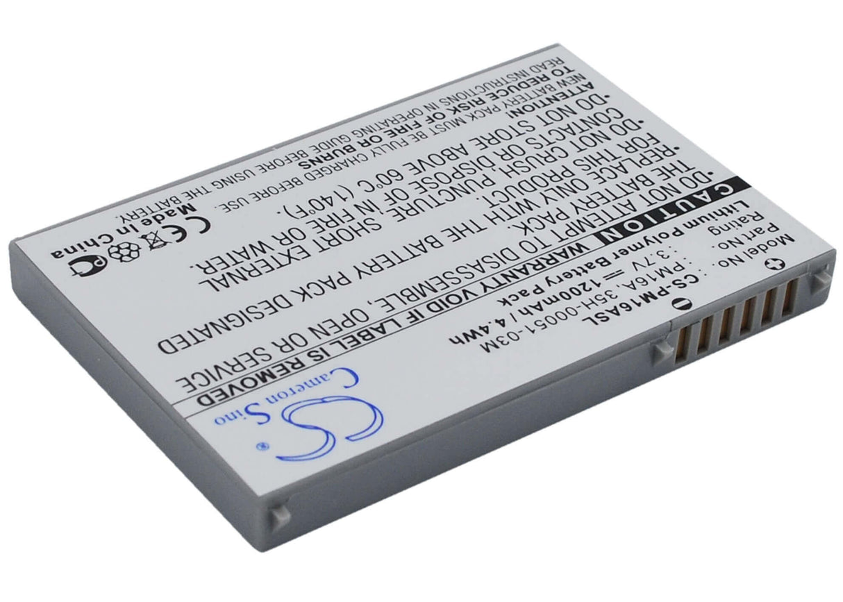3,7V, Li-Polymère, 1200mAh, batterie de smartphone compatible avec Htc, Swisscom, I-mate, Orange, 35h00051-0, 818, 818 Pro, 4.44Wh Mobile, SmartPhone Cameron Sino Technology Limited (Suspendu)