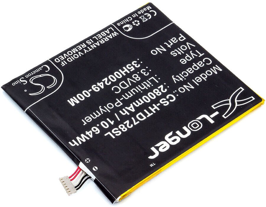 3.8V, Li-Polymer, 2800mAh, batterie de smartphone compatible avec Htc, 35h00249-00m, D728, D728t, 10.64Wh Mobile, Smartphone Cameron Sino Technology Limited (Smartphone)