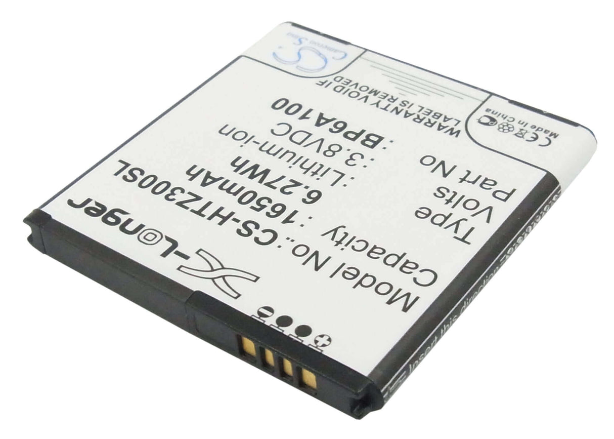 3.8V, Li-ion, 1650mAh, SmartPhone battery fits Htc, 35h00190-09m, 0pa6a100, Desire 300, 6.27Wh Mobile, SmartPhone Cameron Sino Technology Limited (Smartphone)