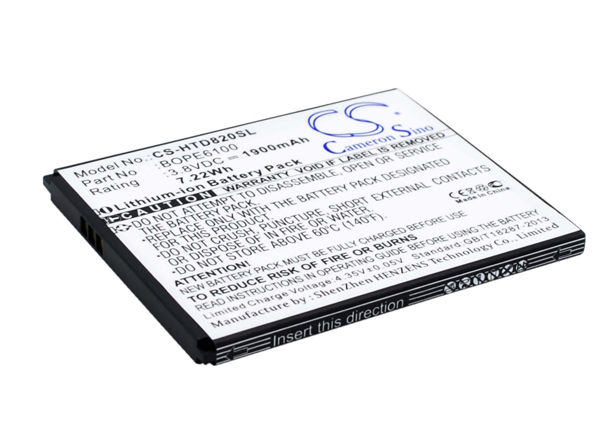 Battery For Htc Desire 620, Desire 620g, Desire D620h 3.8v, 1900mah - 7.22wh Batteries for Electronics Cameron Sino Technology Limited (Suspended)