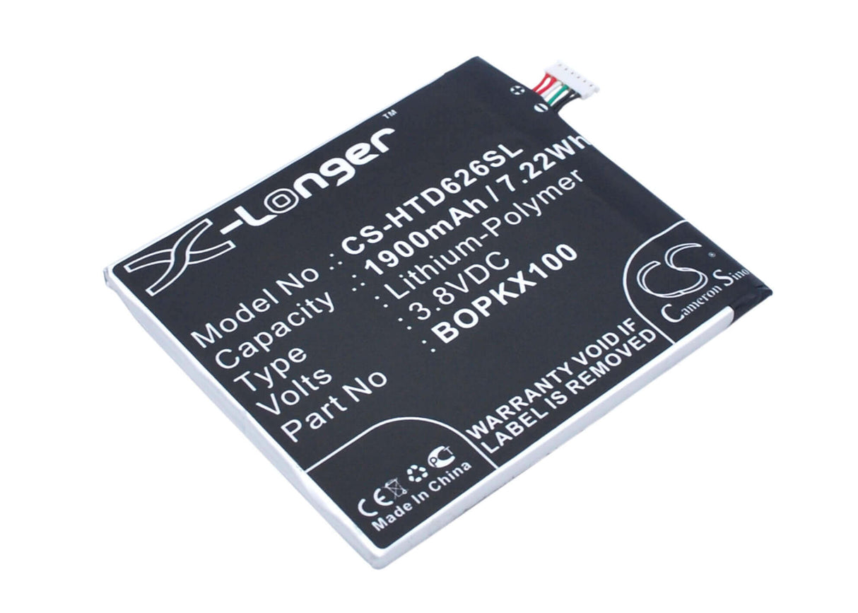 3.8V, Li-Polymer, 1900mAh, SmartPhone battery fits Htc, 35h00237-00m, A22, A32, 7.22Wh Mobile, SmartPhone Cameron Sino Technology Limited (Smartphone)